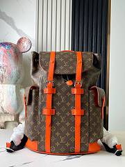 Kitlife Louis Vuitton Christopher MM Backpack Orange M46813 38x44x12.5cm  - 1