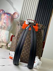Kitlife Louis Vuitton Christopher MM Backpack Orange M46813 38x44x12.5cm  - 2