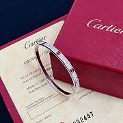 Kitlife Cartier Red & Crystal Diamond Bracelet in Silver - 3