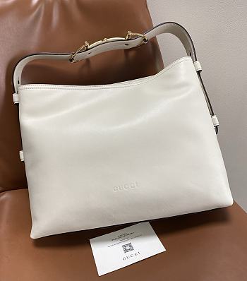 Kitlife Gucci Beatrix Medium Tote Bag White 850926 35x27.5x11cm 