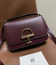 Kitlife Gucci Siena Small Shoulder Bag Rosso Ancora Red Leather 846705 22.5x14x8cm  - 1