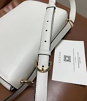 Kitlife Gucci Siena Small Shoulder Bag White Leather 846705 22.5x14x8cm  - 3