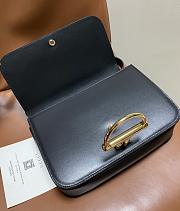 Kitlife Gucci Siena Small Shoulder Bag Black Leather 846705 22.5x14x8cm  - 2