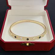 Kitlife Cartier Black & Crystal Diamond Bracelet in Gold - 1