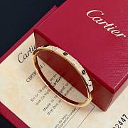 Kitlife Cartier Black & Crystal Diamond Bracelet in Gold - 3