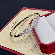 Kitlife Cartier Bow Diamond Bracelet in Silver - 3