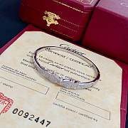 Kitlife Cartier Bow Diamond Bracelet in Silver - 2