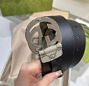 Kitlife Gucci Reversible belt with Interlocking G Buckle Belt Beige & Black  - 5