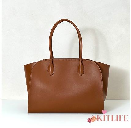 Kitlife The Row Marlo 14 Bag In Tan Leather 36x27x16cm - 1