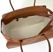 Kitlife The Row Marlo 14 Bag In Tan Leather 36x27x16cm - 5