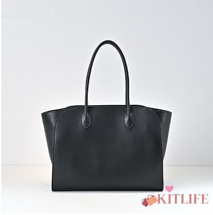 Kitlife The Row Marlo 14 Bag In Black Leather 36x27x16cm  - 1