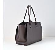 Kitlife The Row Marlo 14 Bag In Dark Brown Leather 36x27x16cm  - 6