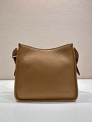 Kitlife Prada Medium Camel Brown Leather Shoulder Bag 1BC073 30x28x12cm - 3