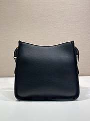 Kitlife Prada Medium Black Leather Shoulder Bag 1BC073 30x28x12cm  - 6