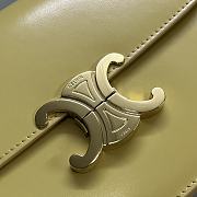 Kitlife Celine Classic Triomphe Bag in Yellow Calfskin 187363 22x16.5x7cm - 2