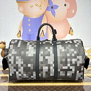 Kitlife Louis Vuitton Keepall Bandoulière 50 Bag Damoflage Black Canvas M14957 52 x 29 x 23 cm - 4