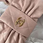 Kitlife Chanel Mini Bow Bag Pink Lambskin & Gold Plated Metal AS5849 18x26x5cm - 3