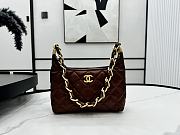 Kitlife Chanel 25 Hobo Bag in Brown Lambskin AS4912 24x26x9.5cm - 1