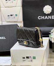 Kitlife Chanel Heart Chaini Mini Flap Bag Black AS3829 20x14x8cm - 6