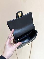 Kitlife Chanel Heart Chaini Mini Flap Bag Black AS3829 20x14x8cm - 5