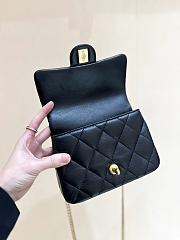 Kitlife Chanel Heart Chaini Mini Flap Bag Black AS3829 20x14x8cm - 3