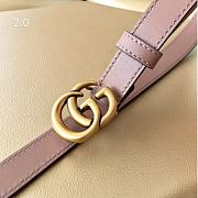 Kitlife Gucci Signature Beige Leather Belt 2cm - 4