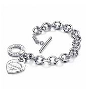Kitlife Tiffany Heart Tag Bracelet in Silver - 3