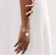 Kitlife Tiffany Heart Tag Bracelet in Silver - 2
