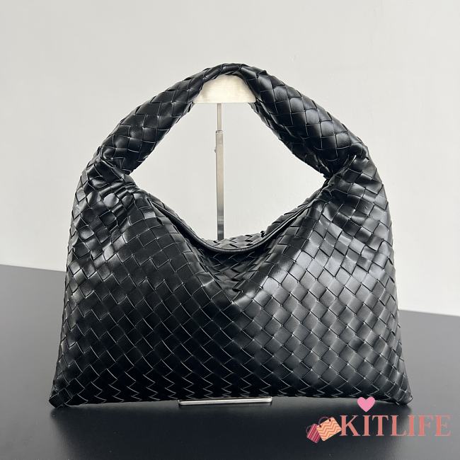 Kitlife Bottega Veneta Hop Bag Black 796262 46x21x10cm - 1