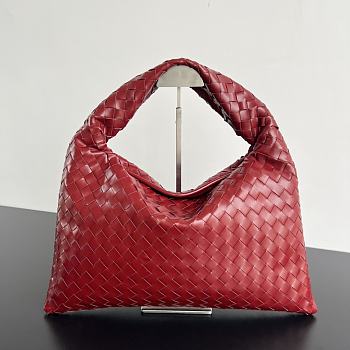 Kitlife Bottega Veneta Hop Bag Red 796262 46x21x10cm