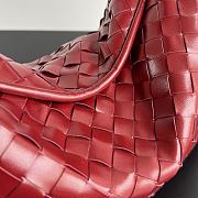 Kitlife Bottega Veneta Hop Bag Red 796262 46x21x10cm - 2