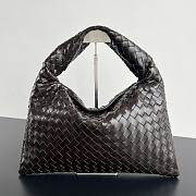 Kitlife Bottega Veneta Hop Bag Dark Brown 796262 46x21x10cm - 1