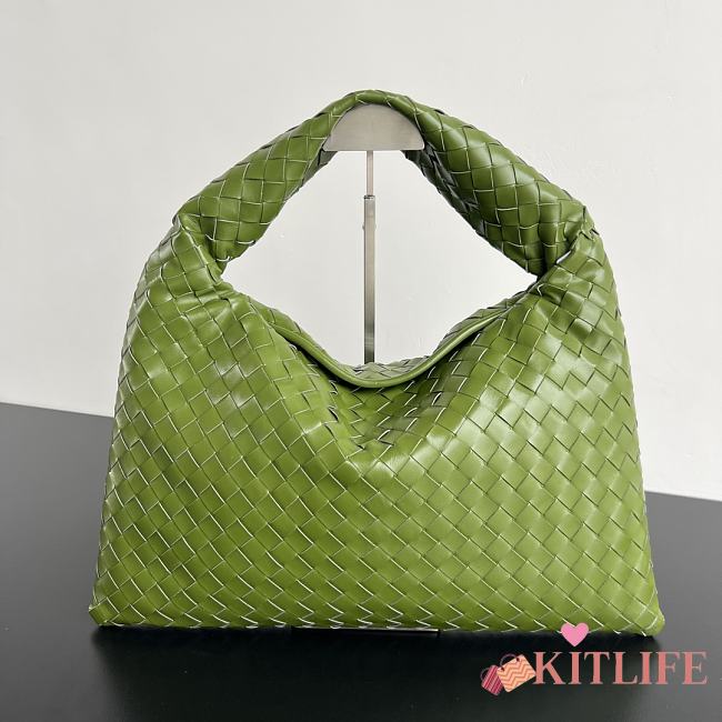 Kitlife Bottega Veneta Hop Bag Green 796262 46x21x10cm - 1