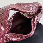 Kitlife Bottega Veneta Hop Bag Burgundy 796262 46x21x10cm - 3