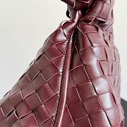 Kitlife Bottega Veneta Hop Bag Burgundy 796262 46x21x10cm - 2
