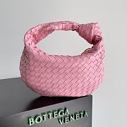 Kitlife Bottega Veneta Small Intrecciato Pink Leather Shoulder Bag 690225 36x21x13cm  - 1
