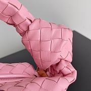 Kitlife Bottega Veneta Small Intrecciato Pink Leather Shoulder Bag 690225 36x21x13cm  - 6