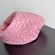 Kitlife Bottega Veneta Small Intrecciato Pink Leather Shoulder Bag 690225 36x21x13cm  - 4