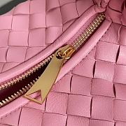 Kitlife Bottega Veneta Small Intrecciato Pink Leather Shoulder Bag 690225 36x21x13cm  - 2