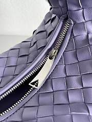 Kitlife Bottega Veneta Small Intrecciato Purple Leather Shoulder Bag 690225 36x21x13cm - 5
