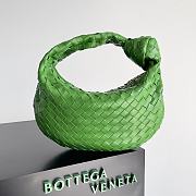Kitlife Bottega Veneta Small Intrecciato Green Leather Shoulder Bag 690225 36x21x13cm  - 1