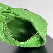 Kitlife Bottega Veneta Small Intrecciato Green Leather Shoulder Bag 690225 36x21x13cm  - 6