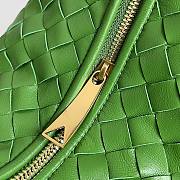 Kitlife Bottega Veneta Small Intrecciato Green Leather Shoulder Bag 690225 36x21x13cm  - 5