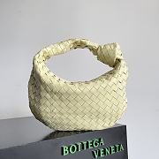 Kitlife Bottega Veneta Small Intrecciato Light Yellow Leather Shoulder Bag 690225 36x21x13cm - 1