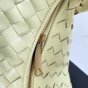 Kitlife Bottega Veneta Small Intrecciato Light Yellow Leather Shoulder Bag 690225 36x21x13cm - 4