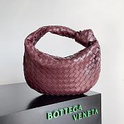 Kitlife Bottega Veneta Small Intrecciato Burgundy Leather Shoulder Bag 690225 36x21x13cm  - 1