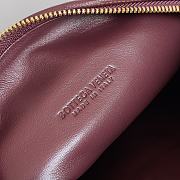 Kitlife Bottega Veneta Small Intrecciato Burgundy Leather Shoulder Bag 690225 36x21x13cm  - 2