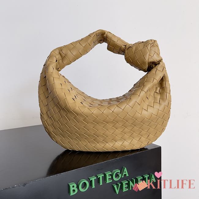 Kitlife Bottega Veneta Small Intrecciato Brown Leather Shoulder Bag 690225 36x21x13cm  - 1