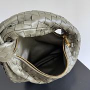 Kitlife Bottega Veneta Small Intrecciato Green Olive Leather Shoulder Bag 690225 36x21x13cm  - 3