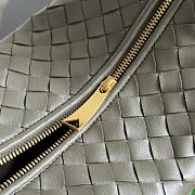 Kitlife Bottega Veneta Small Intrecciato Green Olive Leather Shoulder Bag 690225 36x21x13cm  - 2